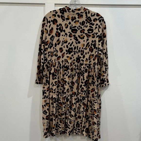 Leopard Print Midi Dress - Picture 4 of 4